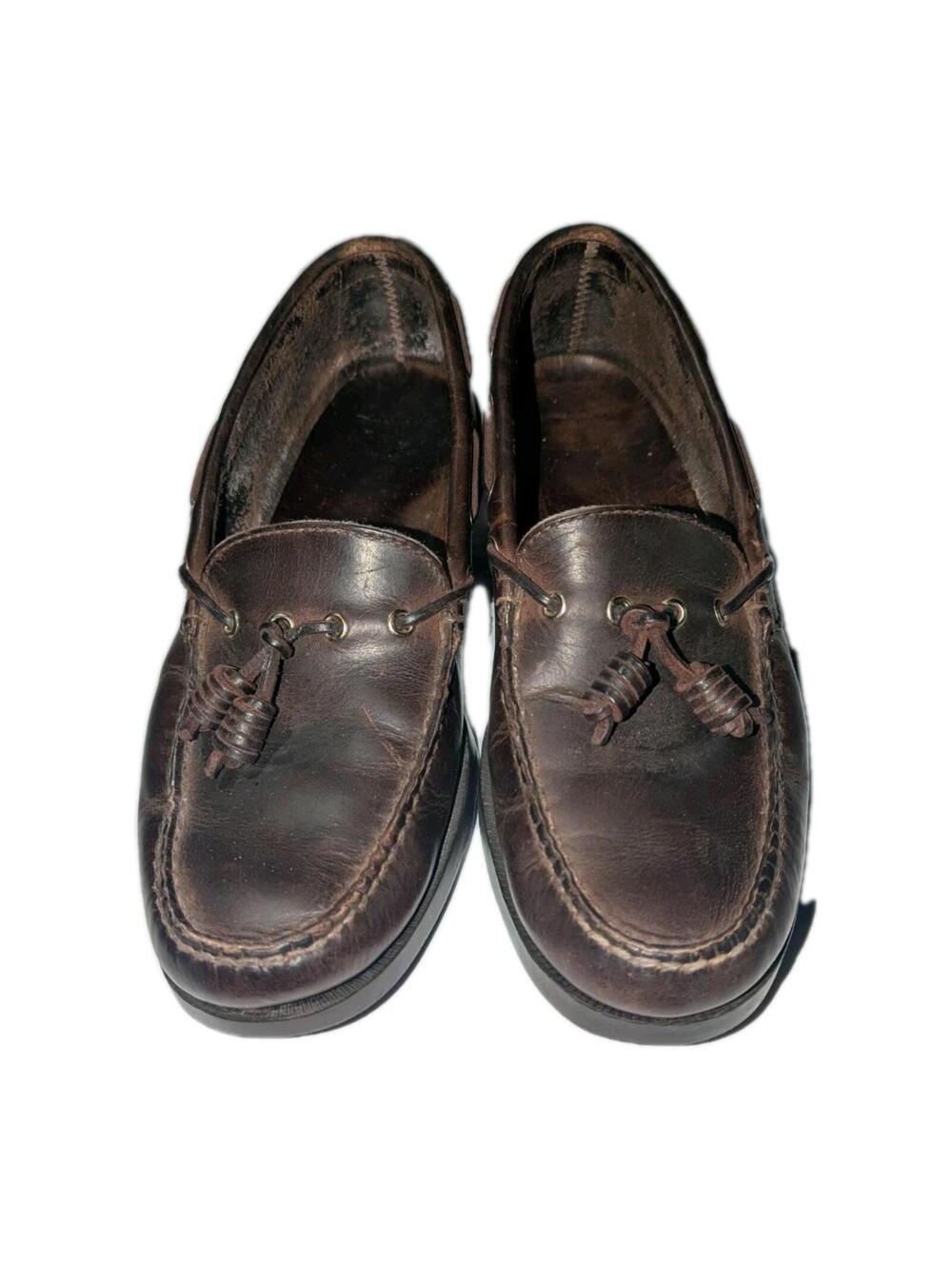 Polo Ralph Lauren Shoes Mens 10 D Brown Leather Penny Loafers Casual Comfort